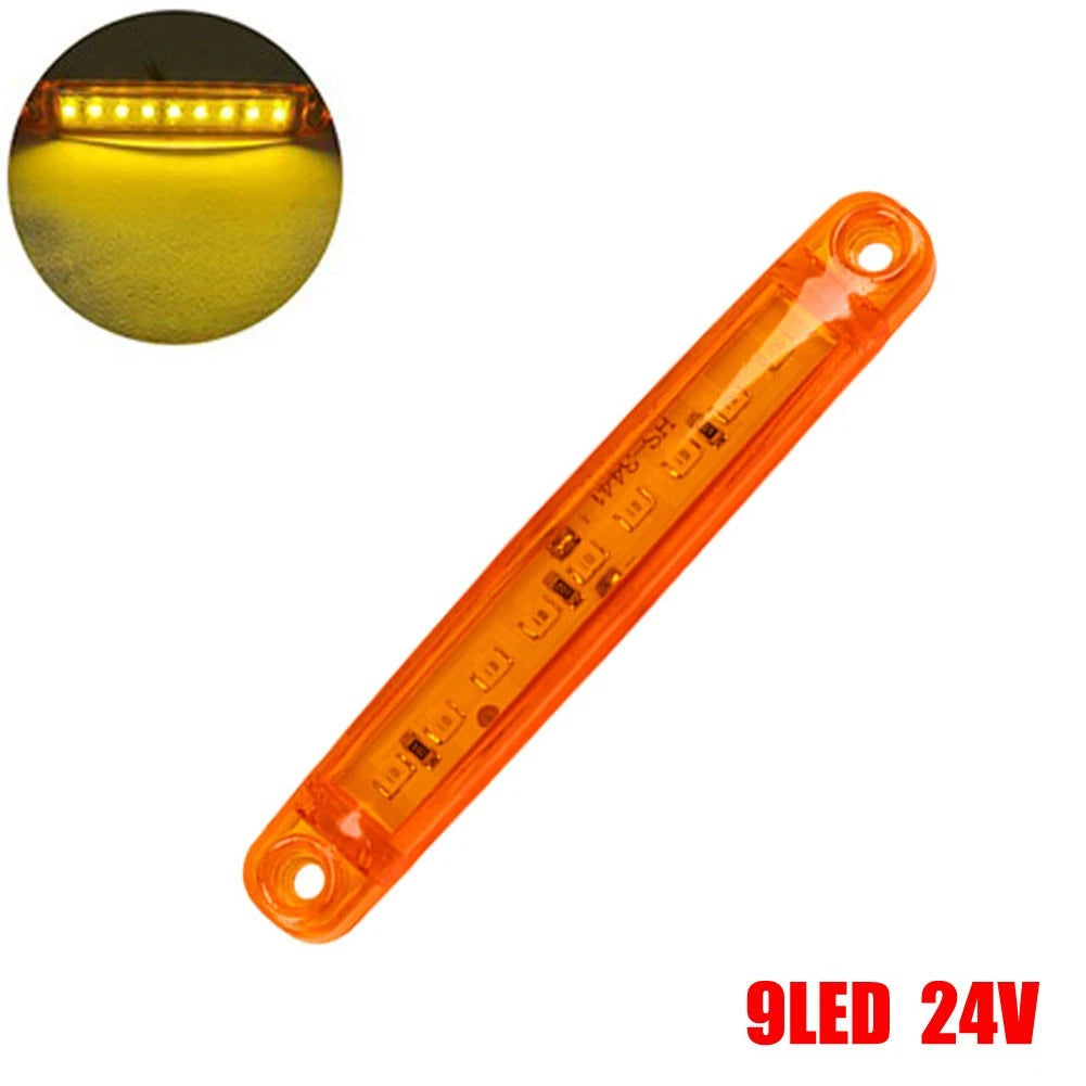 1x 9LED Side Marker Light for Truck (24V)