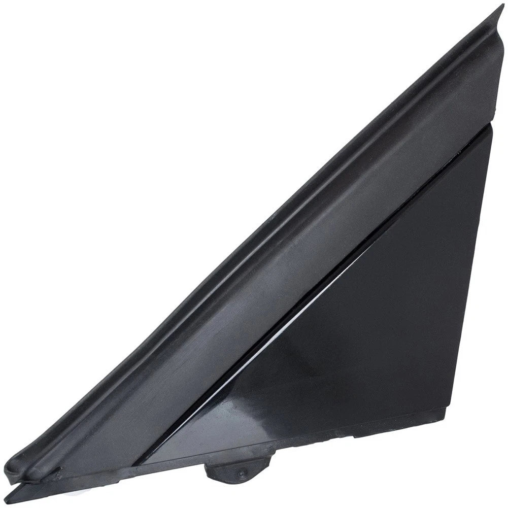 Exterior Mirror Triangle Panel ABS Black for Fiat 500 (2007–Present)