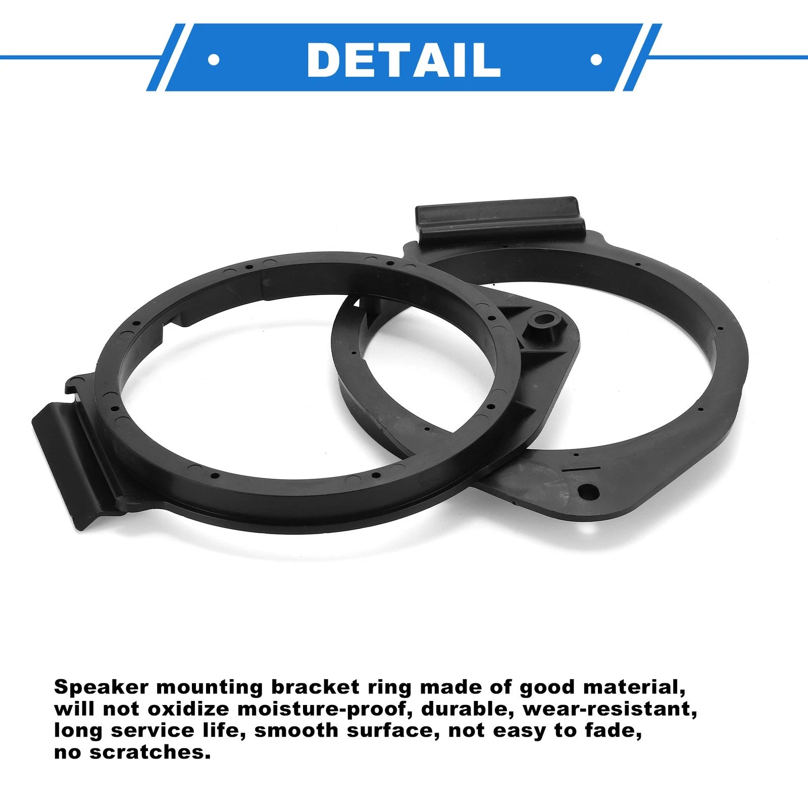 2X Speaker Spacer Ring Adapter for Hummer H2 (2003–2009) 6.5''