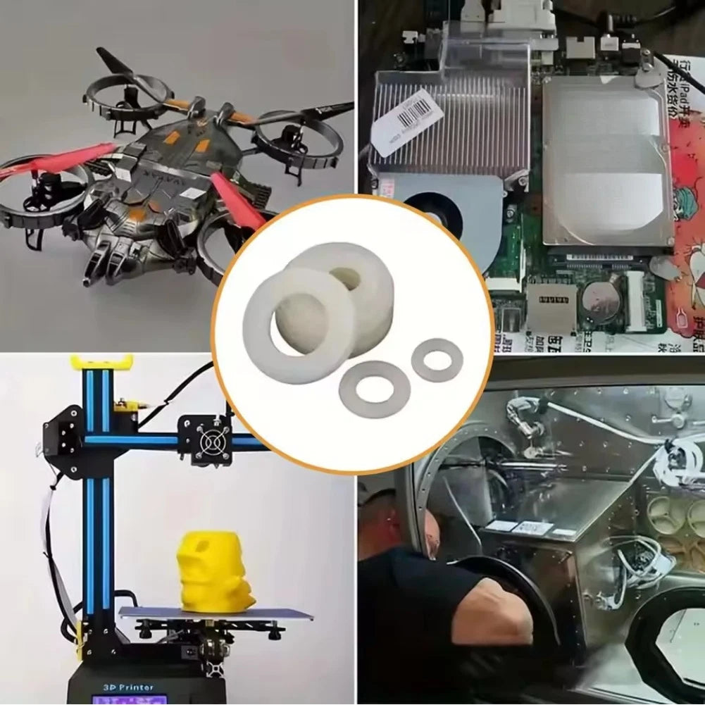 Nylon Flat Washers for Electronics Repair (Insulating Performance)