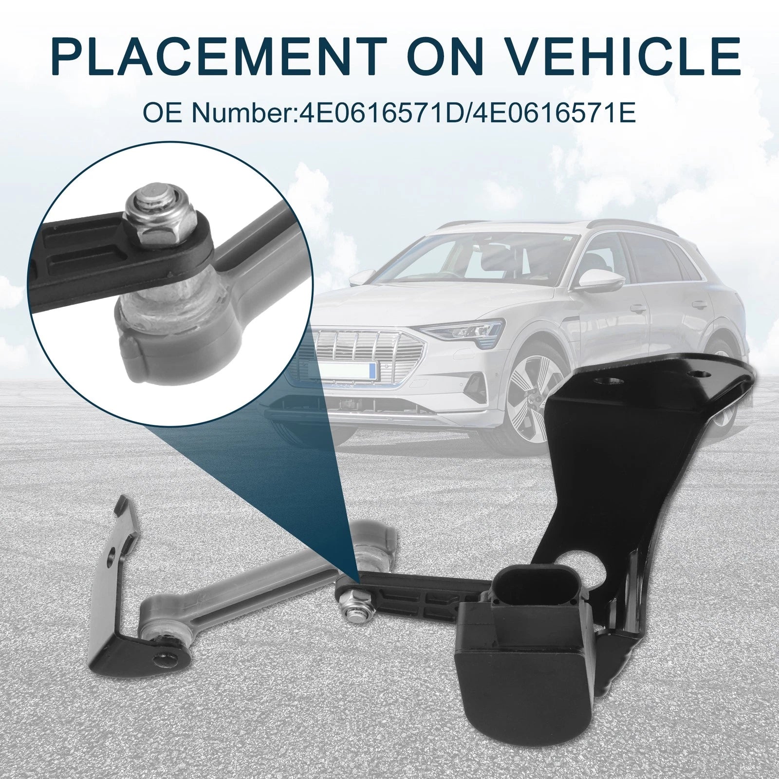 Air Suspension Ride Height Level Sensor Replacement for Audi A8 (2011–2017)