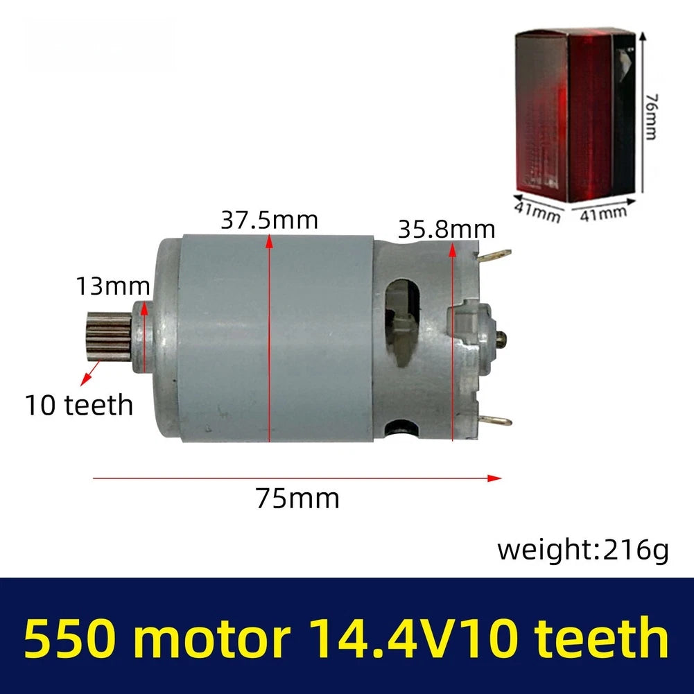 10 Tooth Motor for Cordless Hand Saw (4V 550 Class)