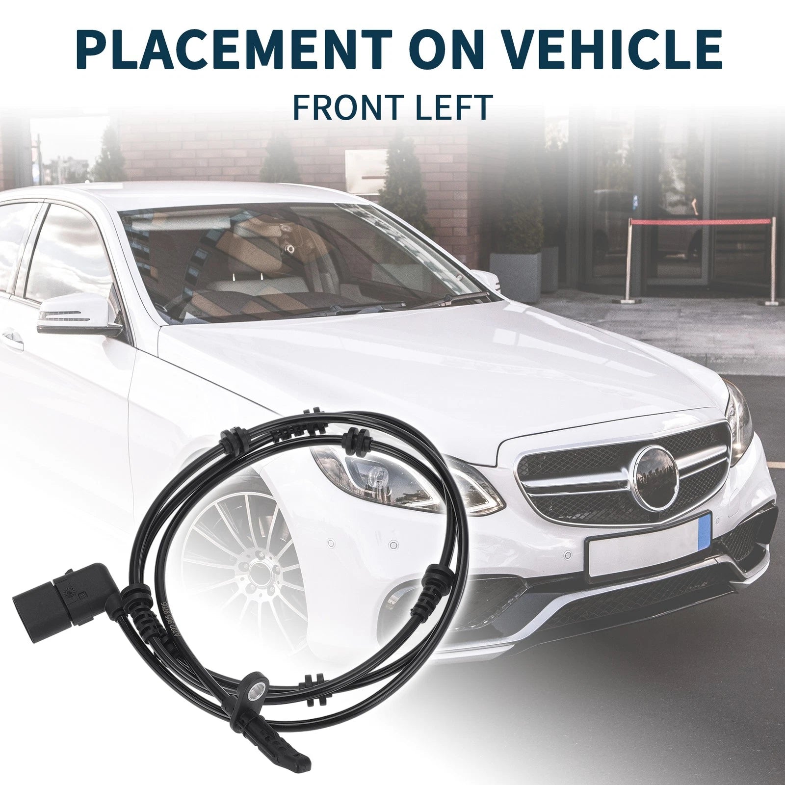 Front Left ABS Wheel Speed Sensor Replacement for Mercedes-Benz S550 (2014–2017)