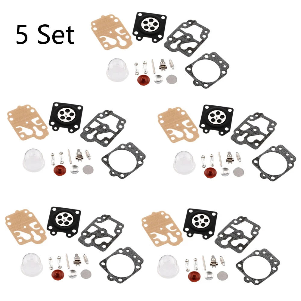 Set of 5 Carburetor Gasket Kit for Honda CG260 (43CC 52CC) 40-5/44F-5