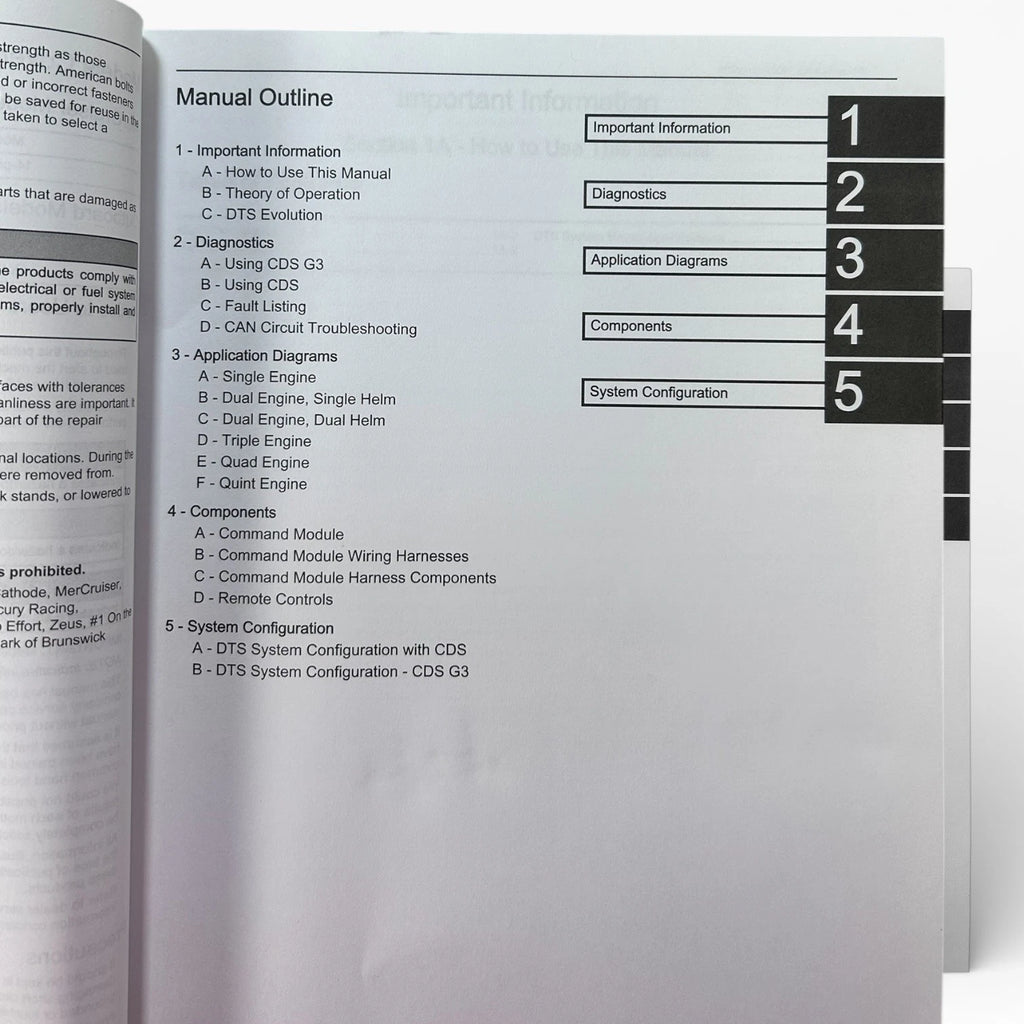 Digital Throttle & Shift Diagnostic Service Manual for Mercury (2015)