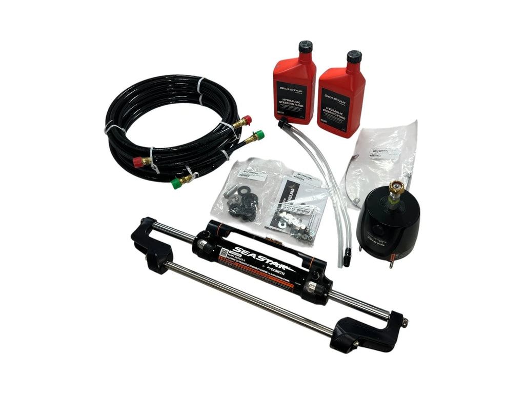 Seastar HK6322A-3 Hydraulic Steering Kit for Single Engine (22" Hoses)