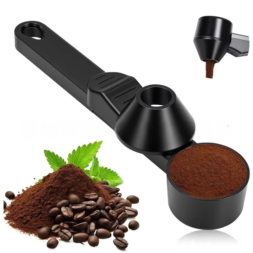 19.2cm Coffee Scoop with Funnel for Universal Use (No Specific Years)
