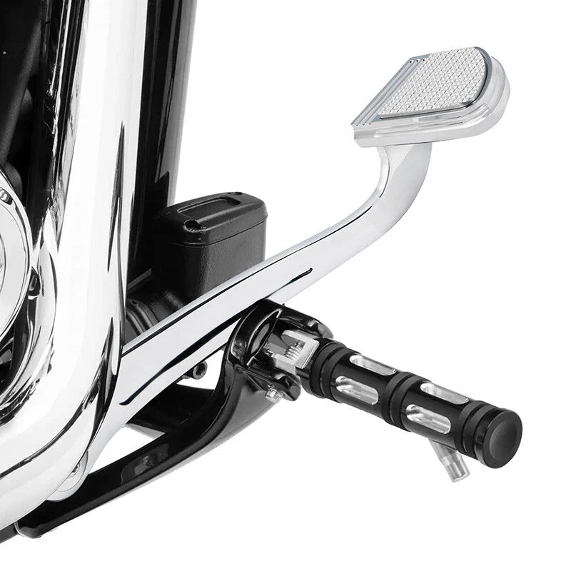 Chrome Brake Lever Arm Peg Pedal Kit for Harley Softail (2018–2024)