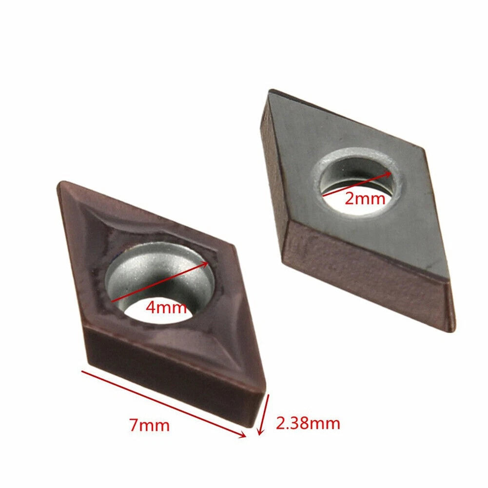 Carbide Inserts Lathe Wrench Kit for DCMT0702 EM YBC205 (Replacement)