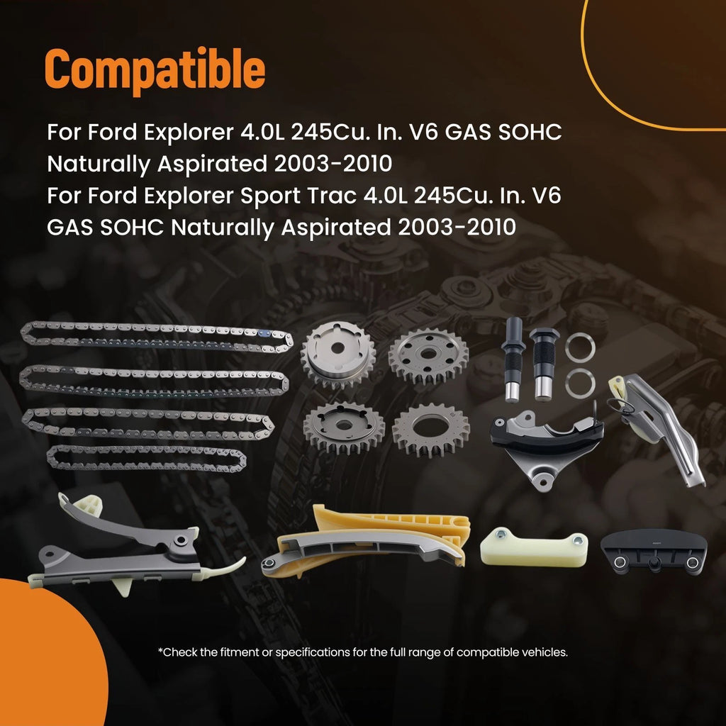 Engine Timing Chain Kit for Ford Explorer 4.0L (2003–2010) E77Z6268AB