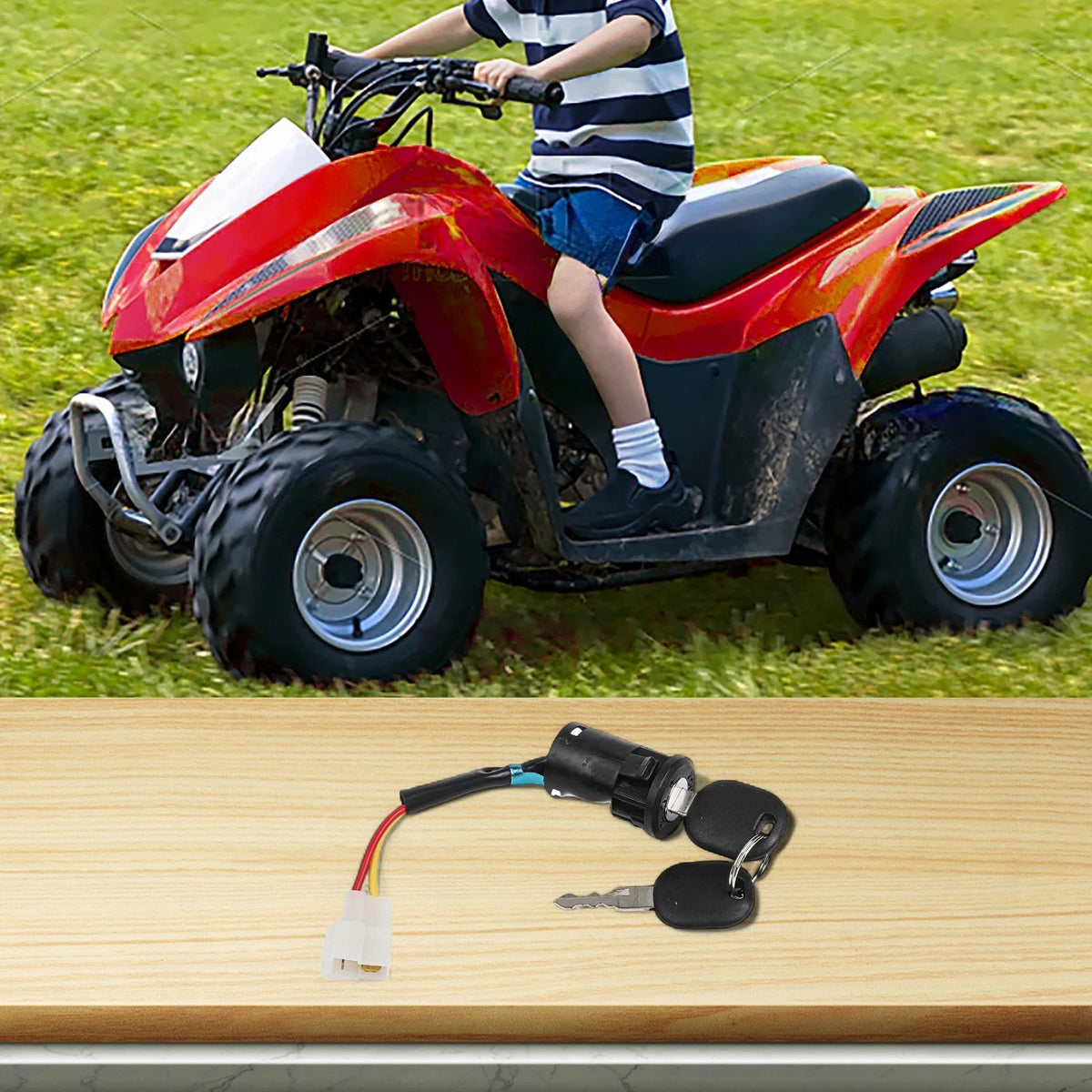 Power Switch Keys for Ride Toy Car (2/3 Wires)