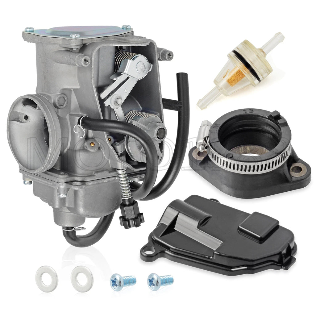 Carburetor & Intake Manifold Boot for Honda TRX350 FourTrax 350 (1986–1987)