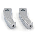 Chrome Handlebar Risers 4.5" Pullback for Harley Big Twin