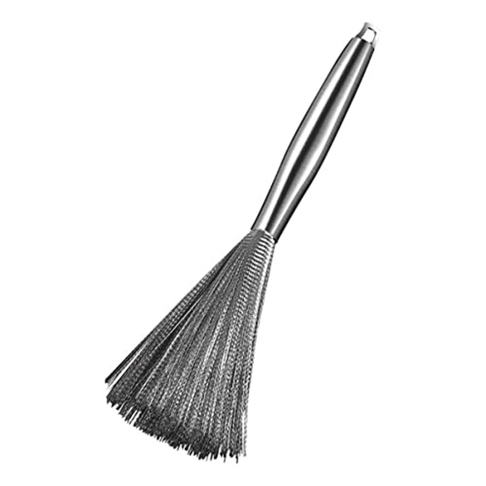 304 Stainless Steel Scrub Brush for Cookware (Long Handle)
