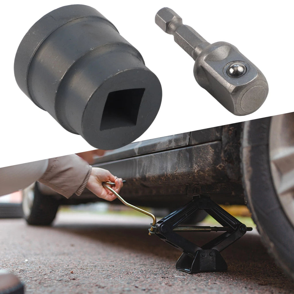 Drill Socket Adapter for Scissor Jack Heavy Duty Attachment (Universal)