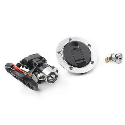 Ignition Switch & Fuel Gas Tank Cap Lock Key for Suzuki GSF650 Bandit (2005–2012)