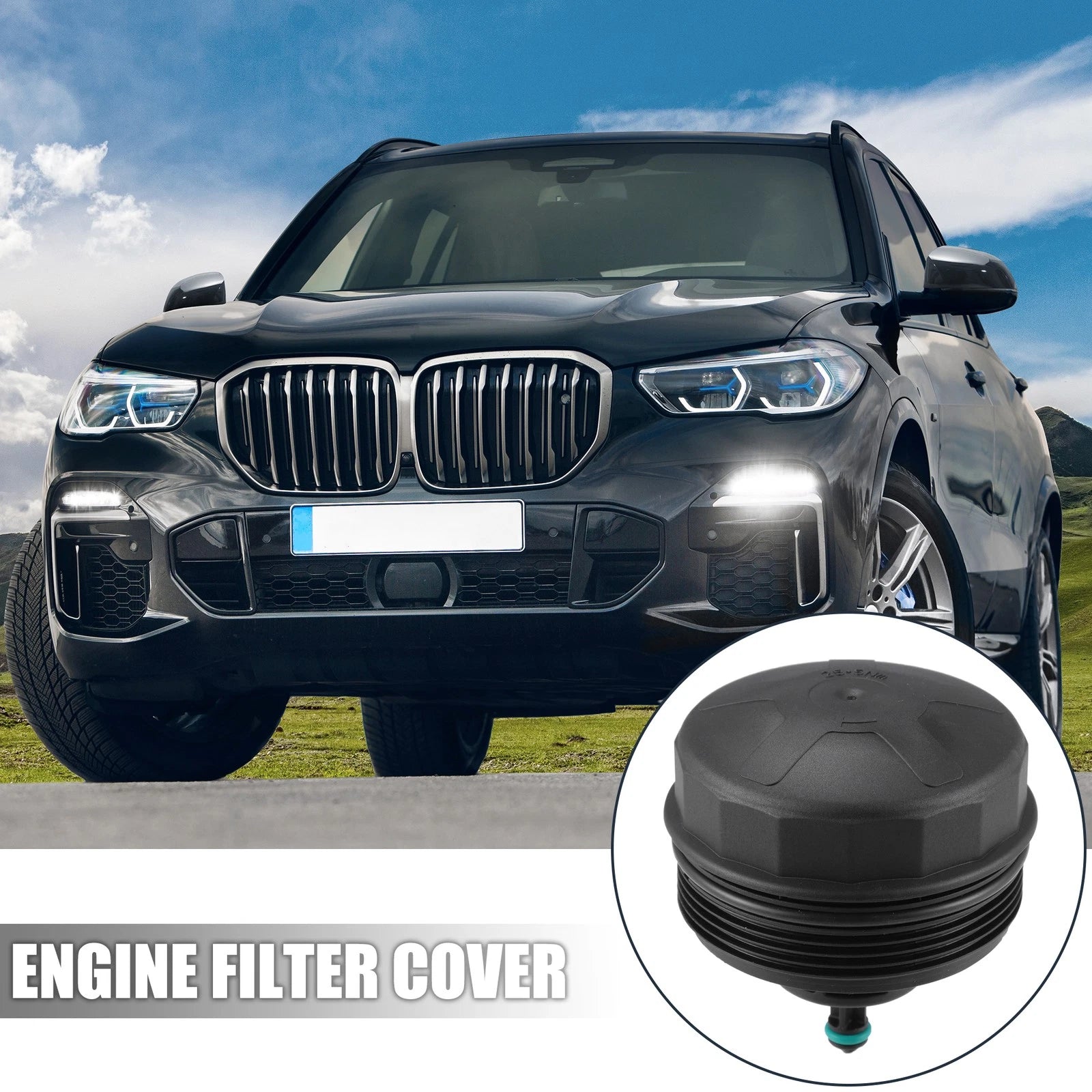 Engine Oil Filter Housing Cap Cover Replacement for BMW 128i 135i 228i (2011–2017)