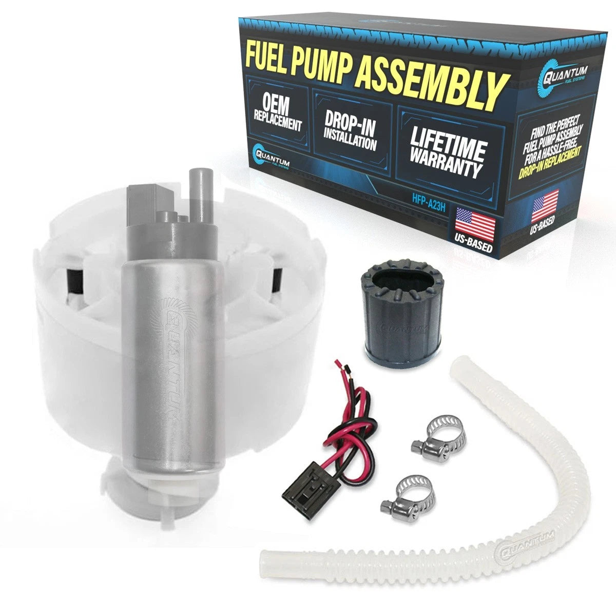 255LPH Fuel Pump Module Assembly for Audi 80 90 100 A4 A6 S4 S6 V8 (1990–2001)