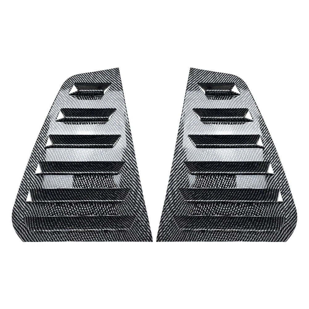 Set of 2 Rear Window Side Vent Shutter Louvers for VW Golf MK7 MK7.5 (2014–2019)