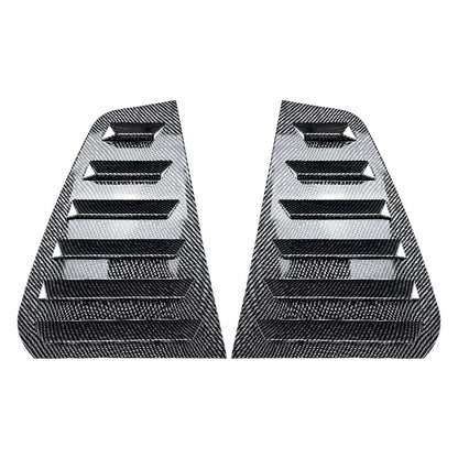 Set of 2 Rear Window Side Vent Shutter Louvers for VW Golf MK7 MK7.5 (2014–2019)