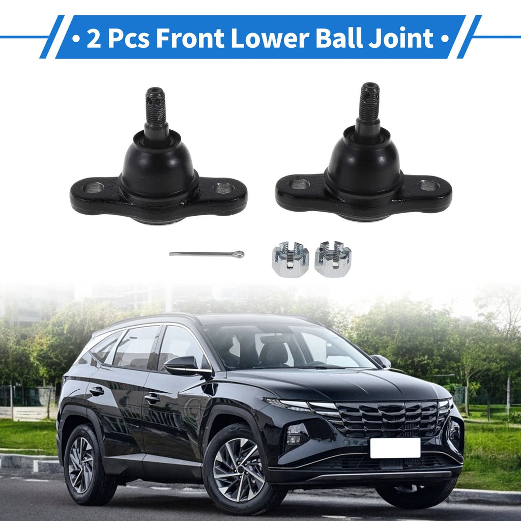 2 Pcs Front Lower Ball Joints Replacement for Hyundai Tucson (2005–2009)
