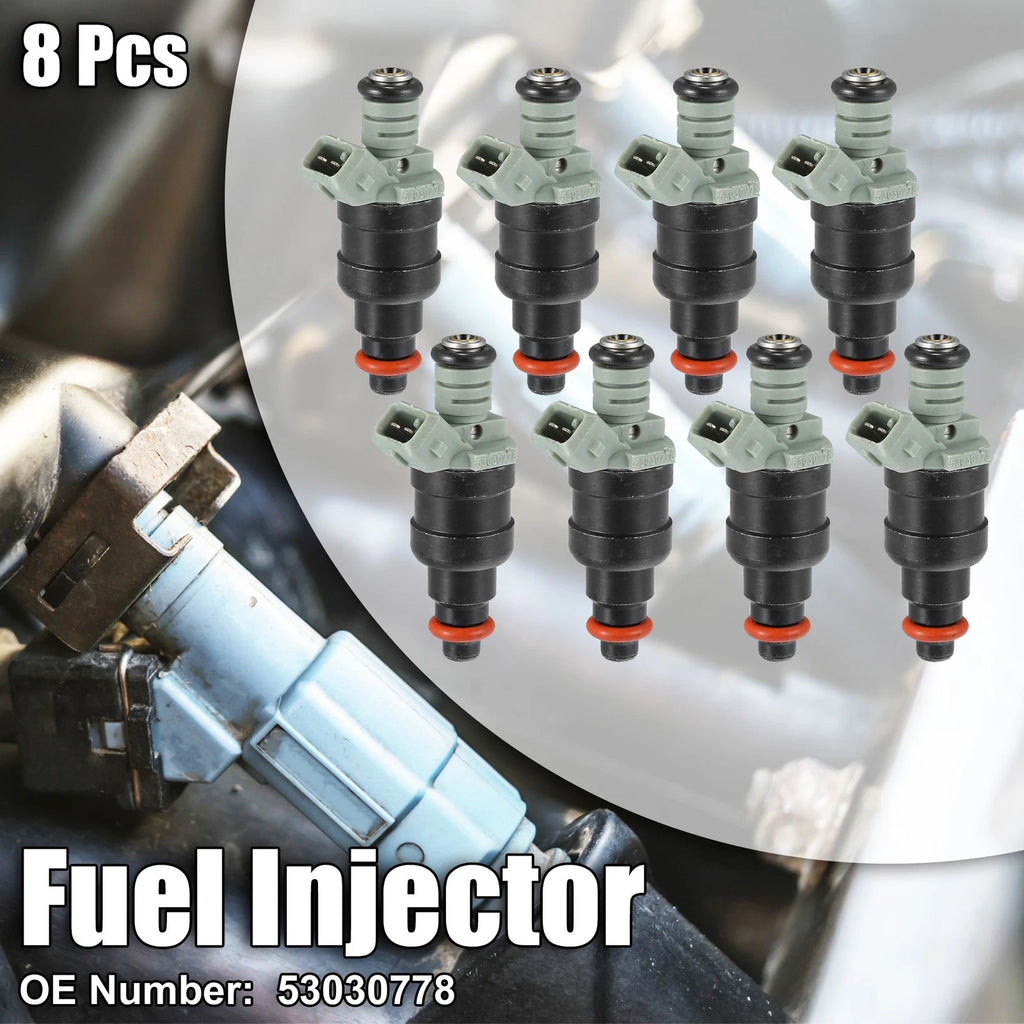 8pcs Flow Matched Fuel Injectors Replacement for Ram Jeep (2014–2020)