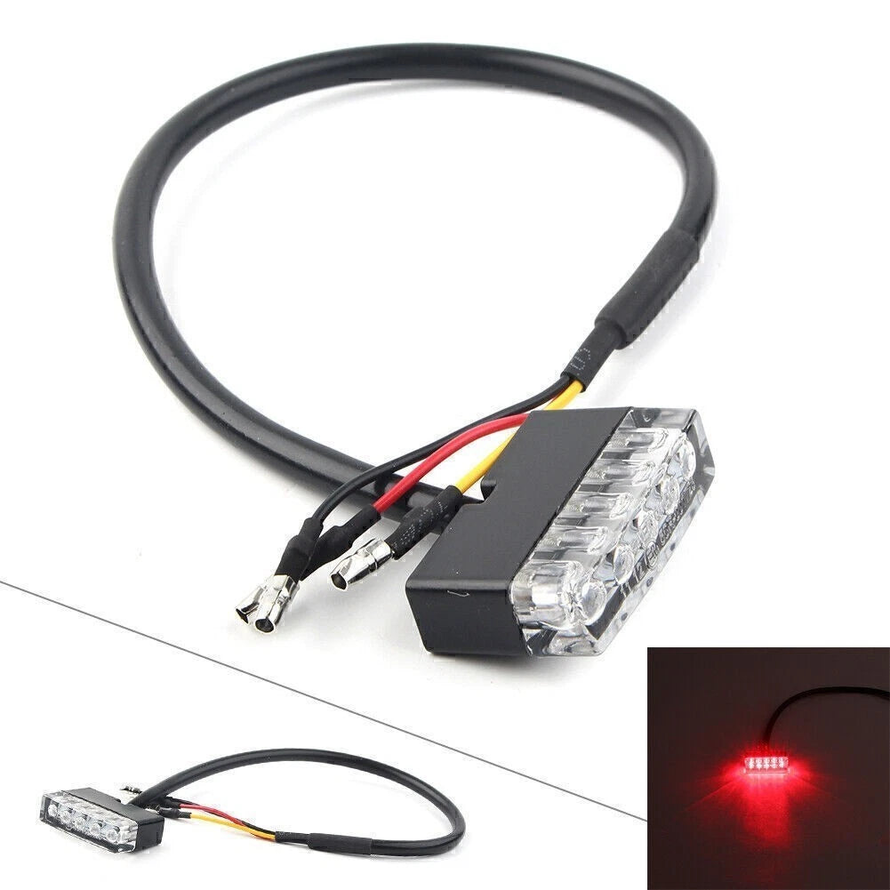 2X Red LED Turn Signal Indicator Blinker Light for Universal Motorcycle