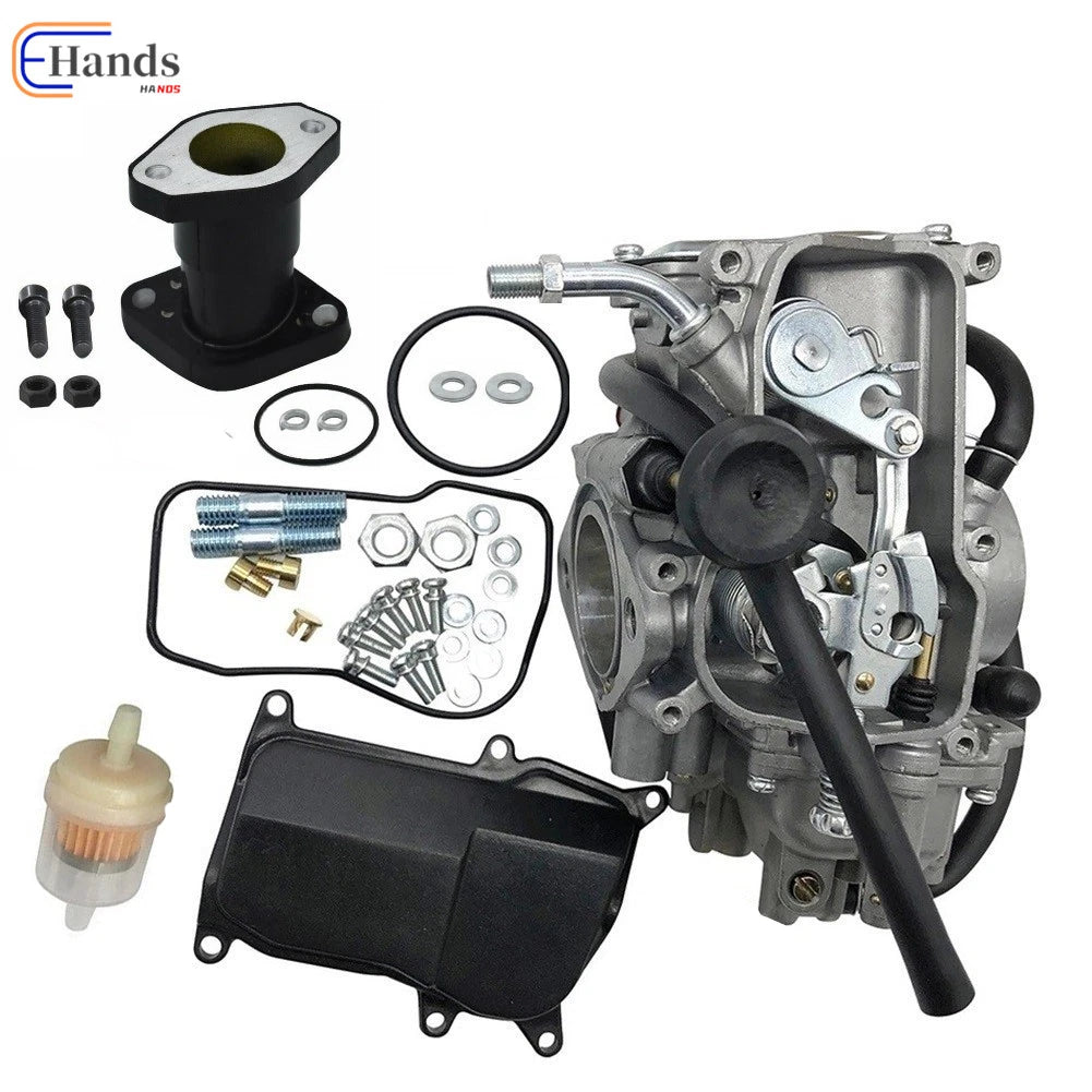Carburetor & Intake Joint Boot for Yamaha Big Bear 350, Kodiak 400 (1990–2000)