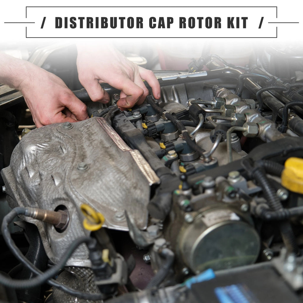 Ignition Distributor Set Replacement Cap Rotor Kit for Chevrolet (2000–2010)