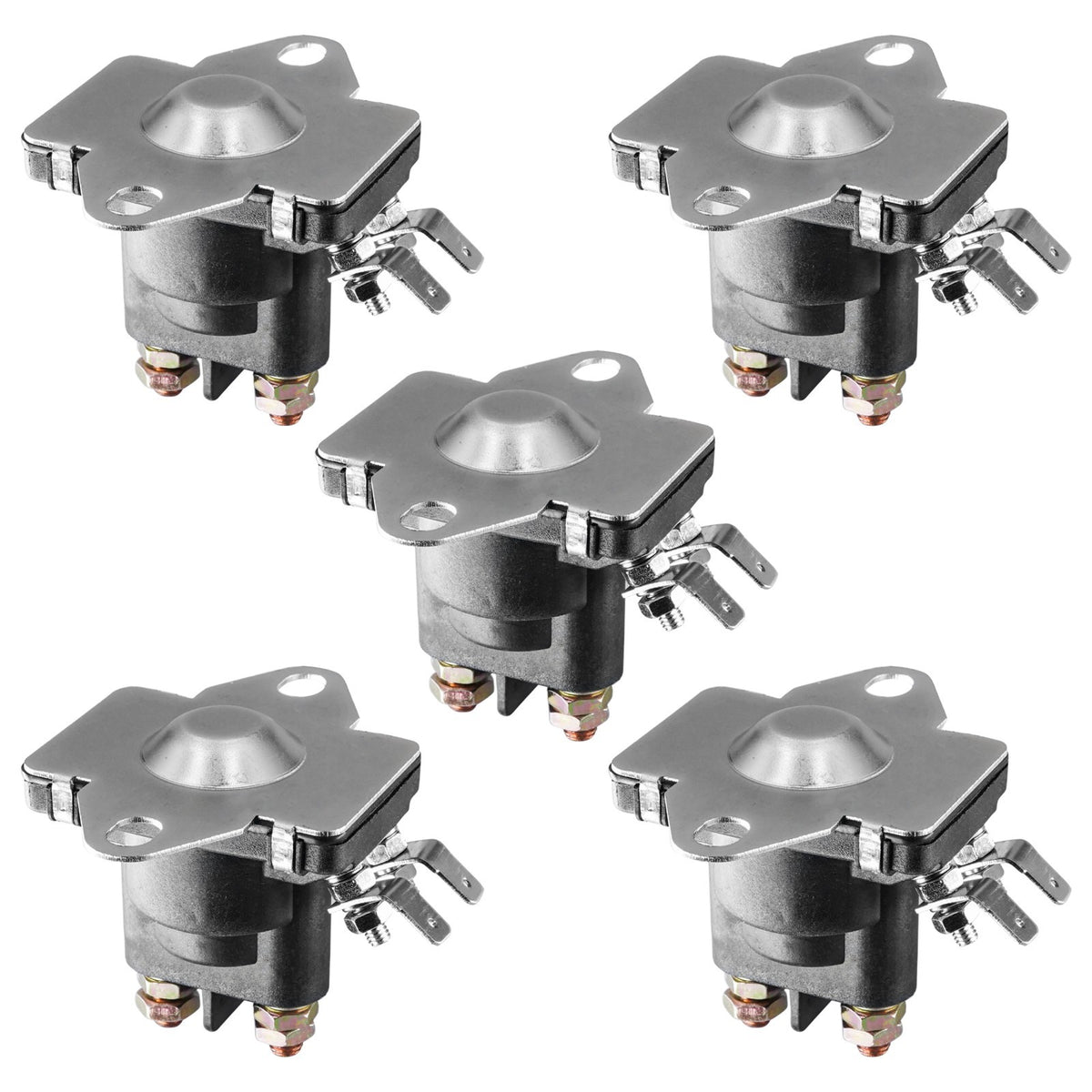 Starter Solenoid Relay Replacement for Mercury Marine 25HP 40HP (5-Pack)