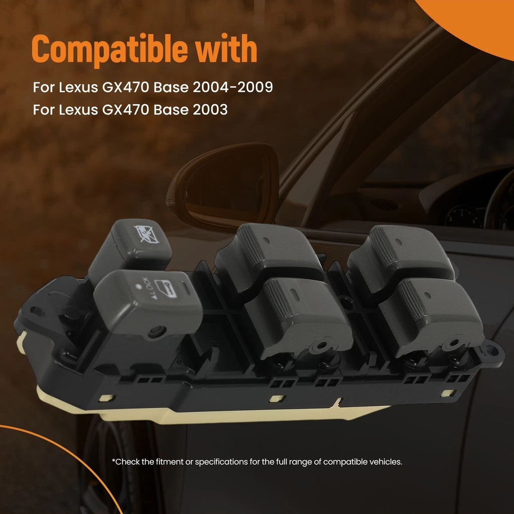 Driver Front Window Switch for Lexus GX470 (2003–2009) 8404060073