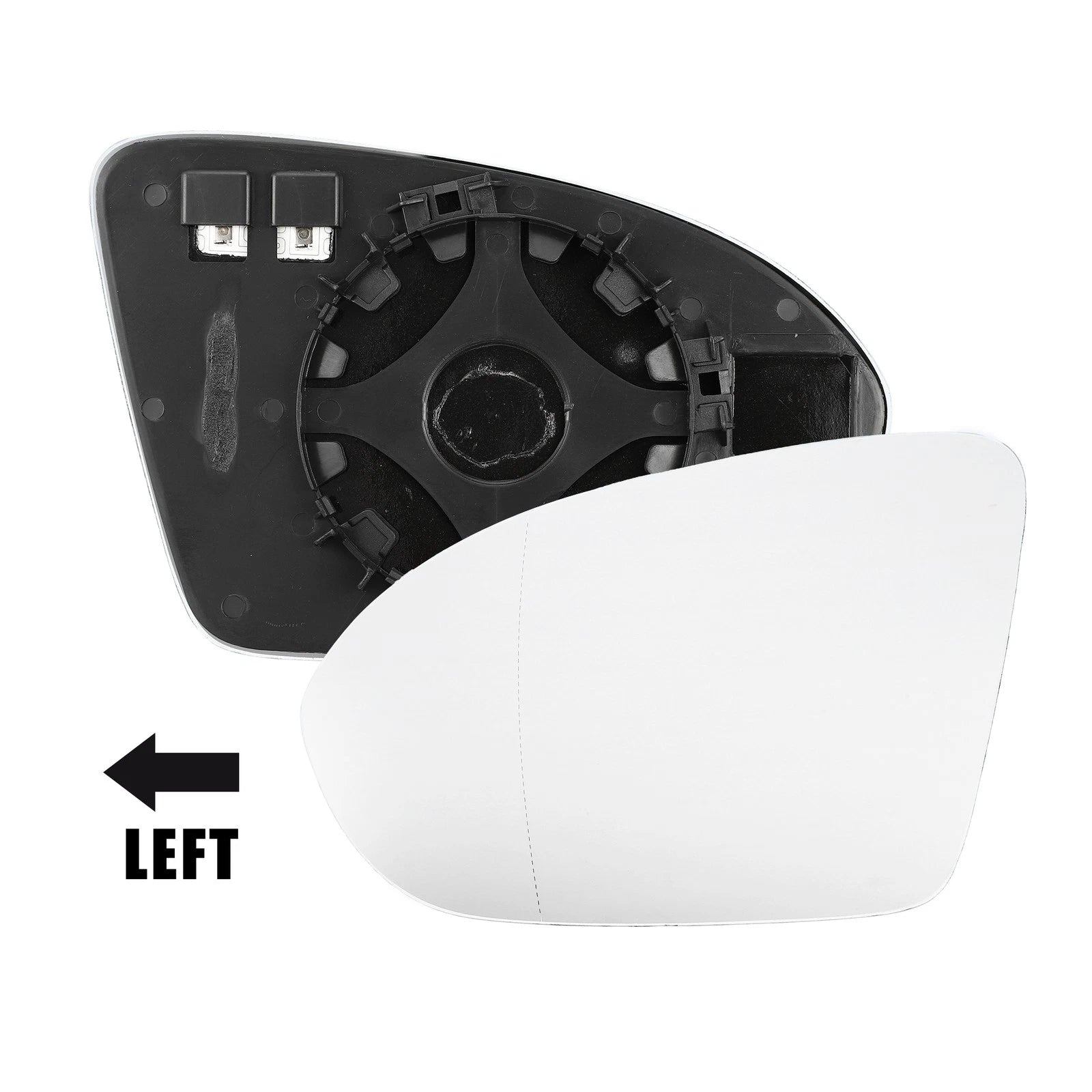 Heated Mirror Glass Driver Left Side Rearview for Chevrolet Cruze (2011–2018)
