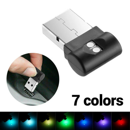2X USB LED Car Interior Lamp for Universal Fit (2010–2023)