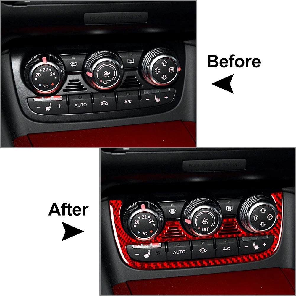 Center Console Air Conditioner Switch Button Panel Cover for Audi TT TTS TTRS