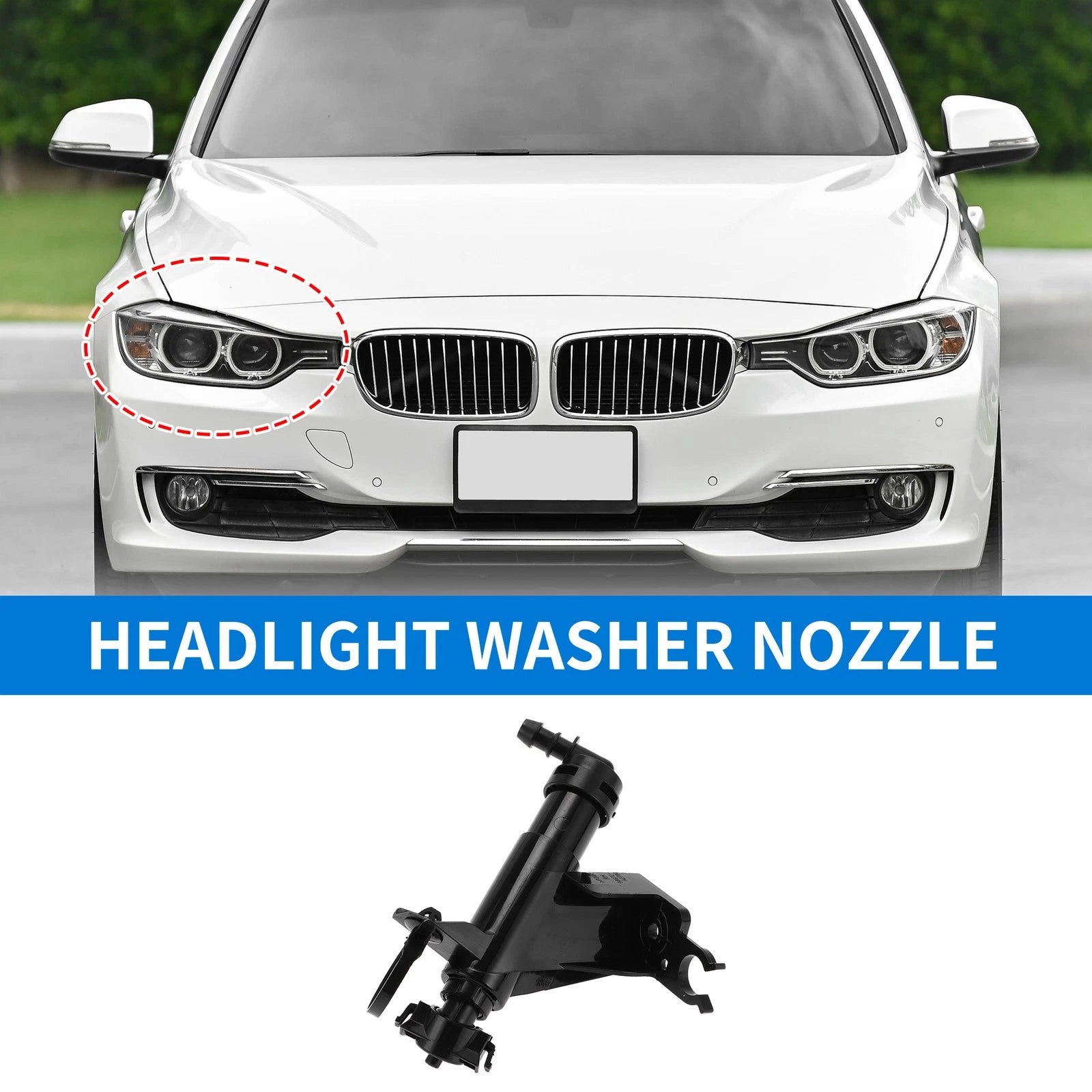 Front Right Side Headlight Washer Nozzle for Kia Ceed (2012–2017) No. 98672A2700