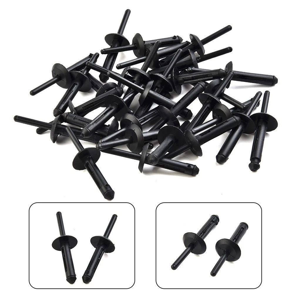 Car Clips Rivet for Limited & Overland (2015–2023) - Black Plastic