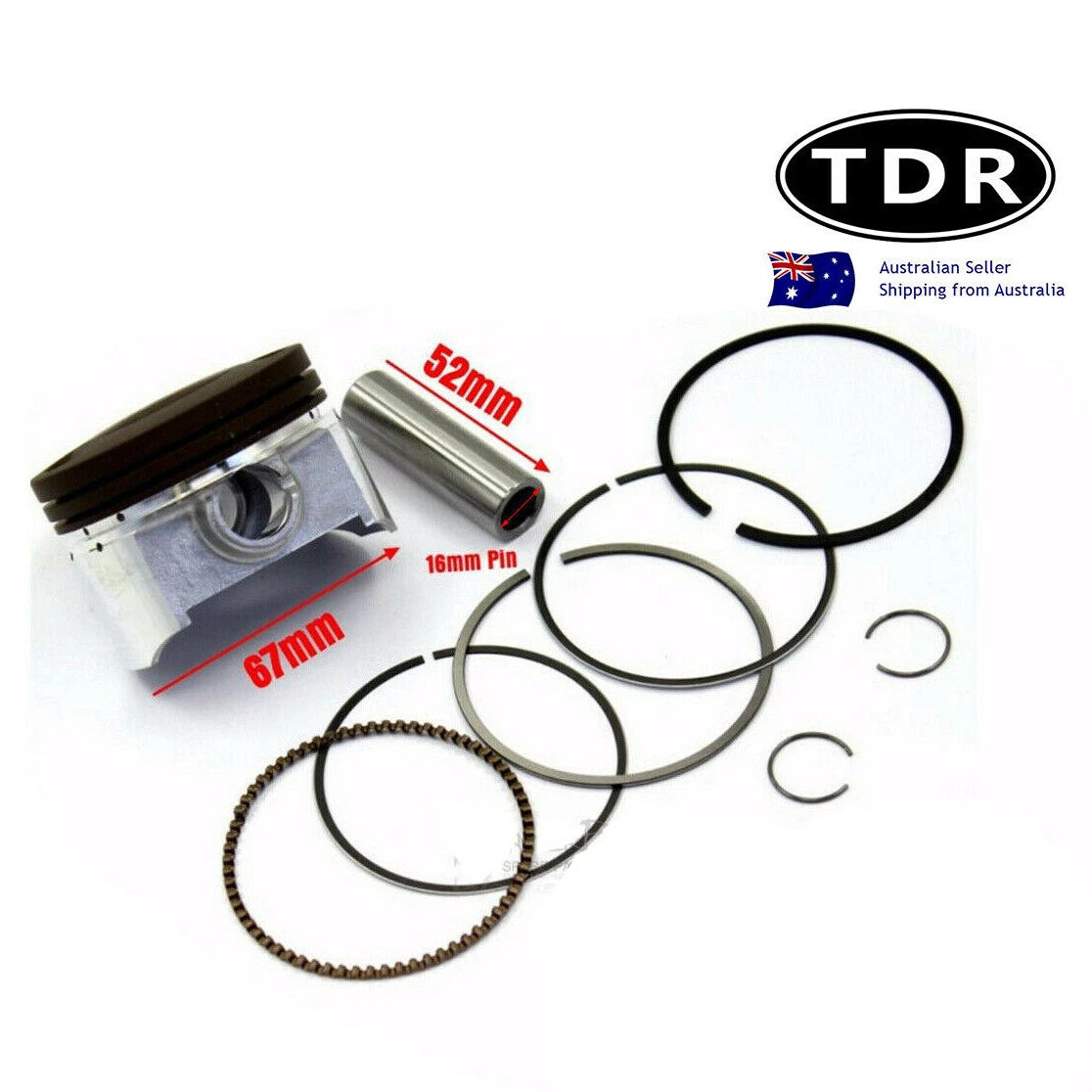 Piston Ring Pin Kit for Honda CG250 ZS250 (Fits ZS167MM)