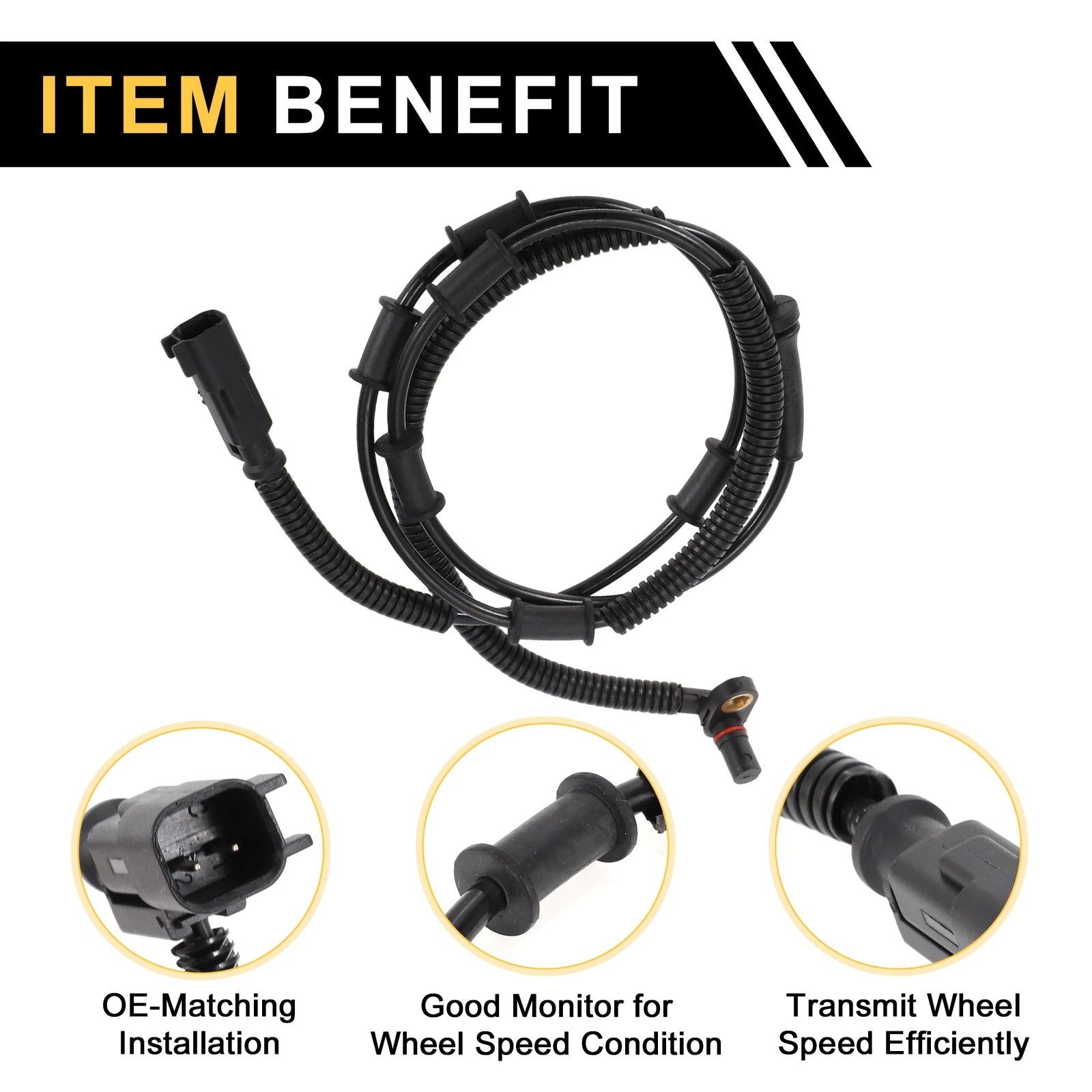 ABS Wheel Speed Sensor No. 68034708AA/68034708AB for Ram 4500 (2011–2018)
