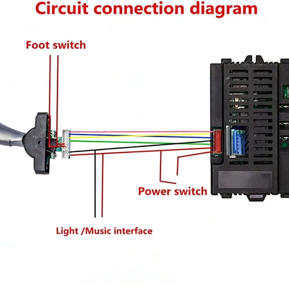 Manual Ride On Car Shifter Switch for (12V 15A)