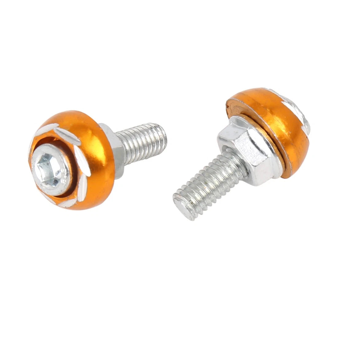 6mm License Plate Frame Bolt Screws Set for Motorcycle (Gold) (Universal)