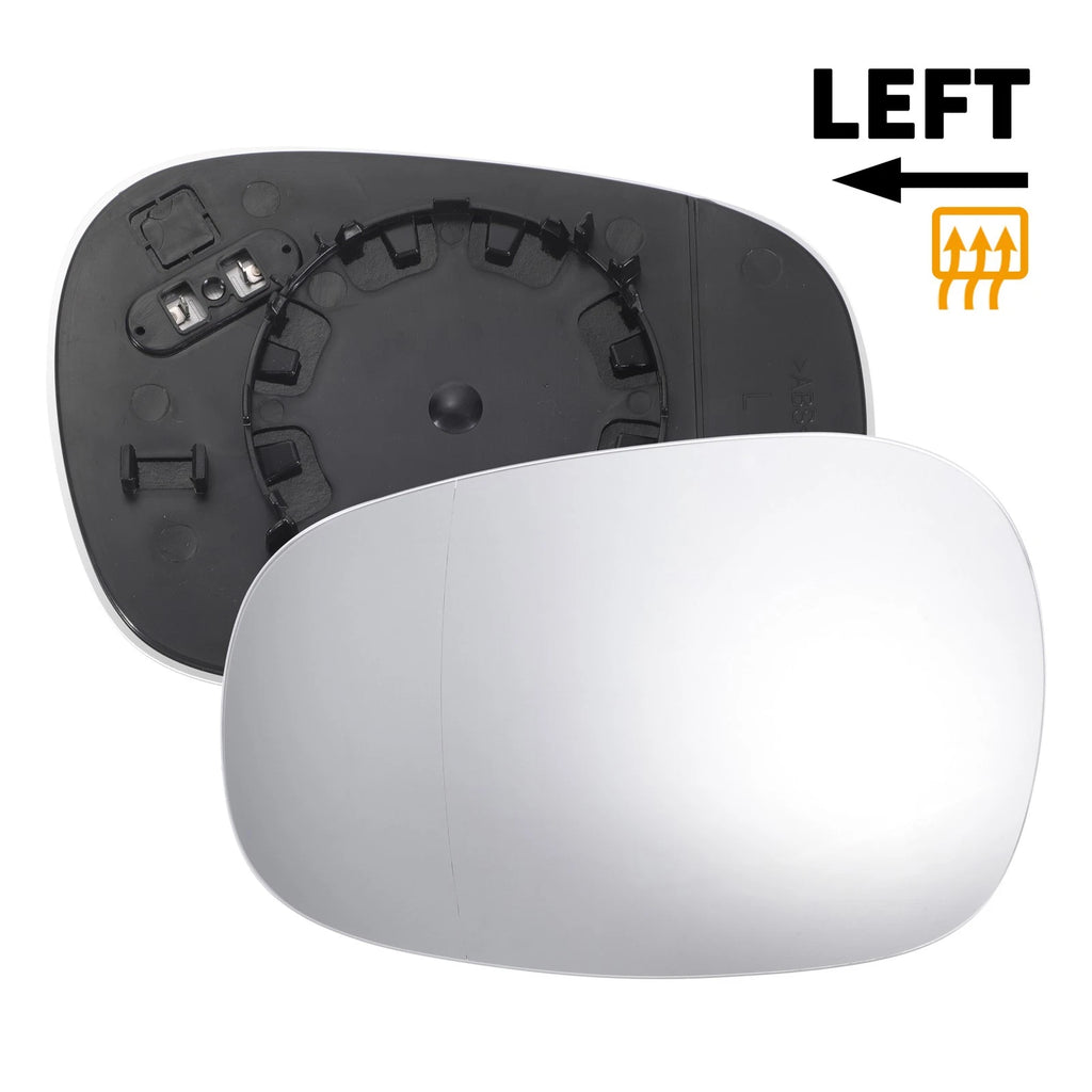 Left Side Mirror Glass with Back Heated Replacement for BMW E90 (2005–2013)