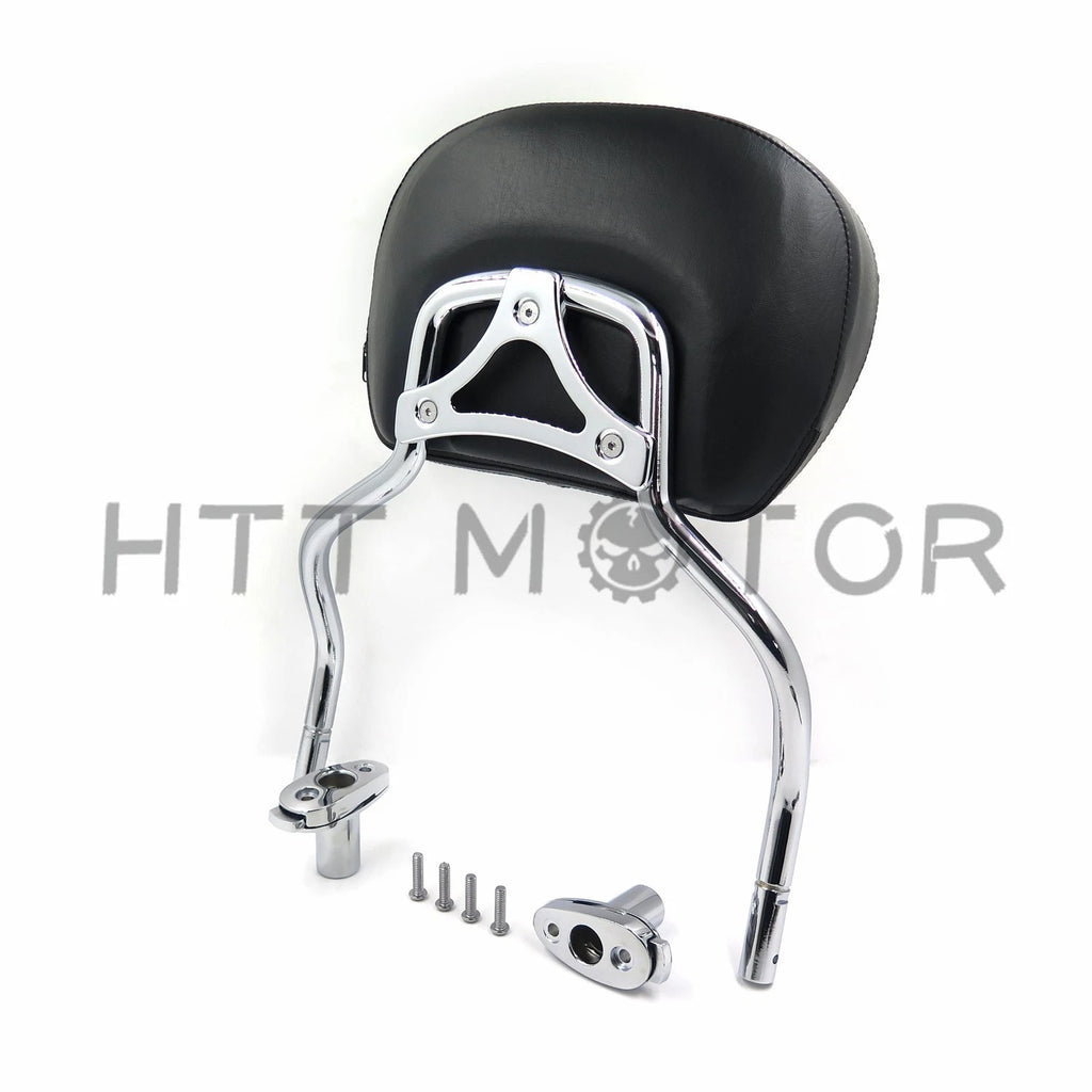 Chrome Detachable Sissy Bar Pad & Backrest for Harley FLRT Freewheeler (2015–2020)
