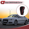 Gear Shift Knob Cover for Car SUV Hook and Loop Style Black Red
