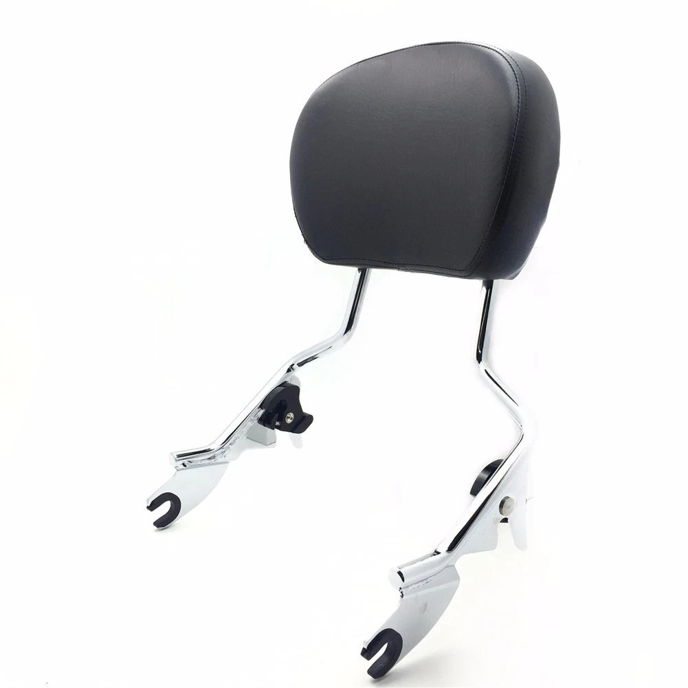 Detachable Chrome Backrest Sissy Bar for Harley Touring (2009–2018)