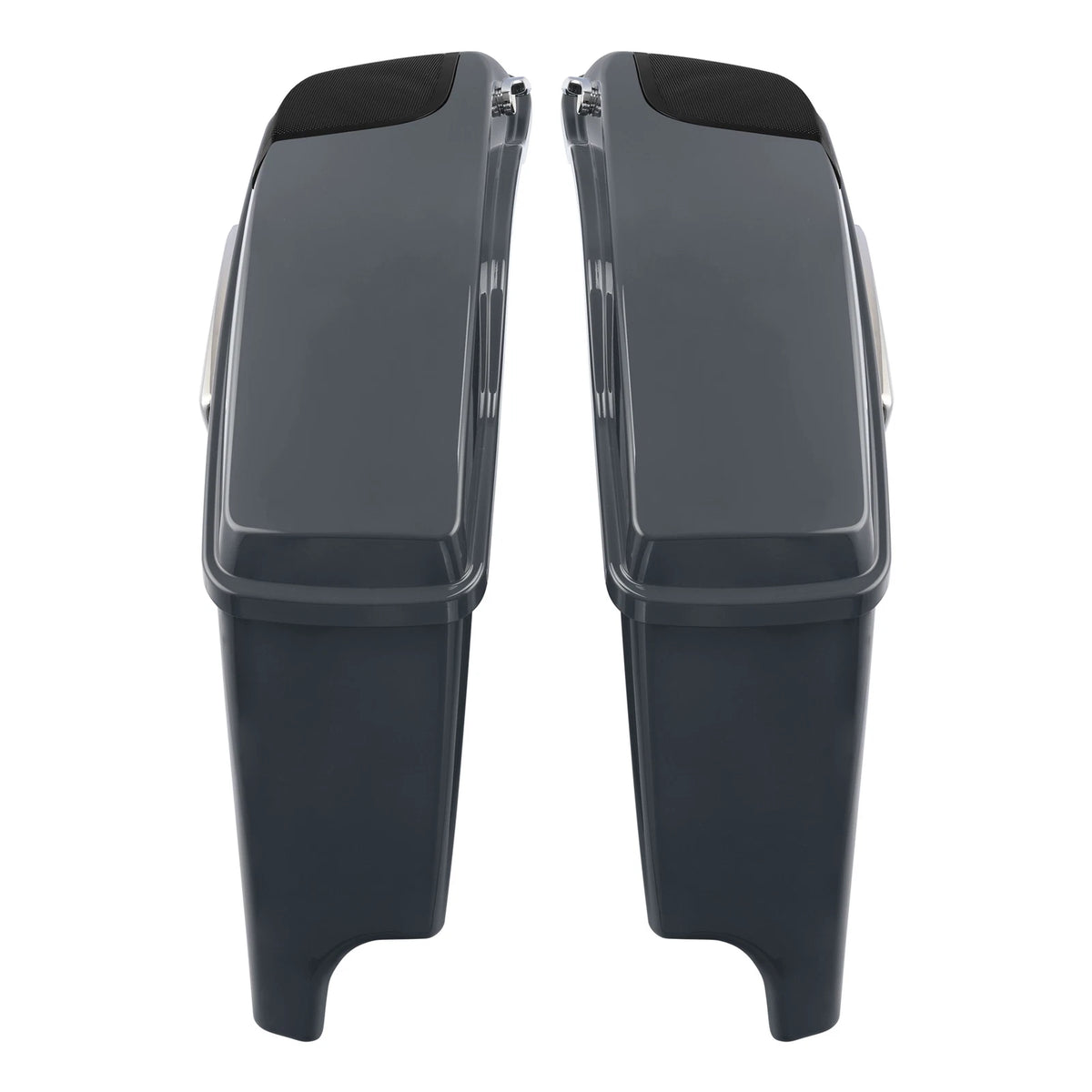 5" Stretched Saddlebags for Harley Touring Road Glide (2014–2023) Gunship Gray