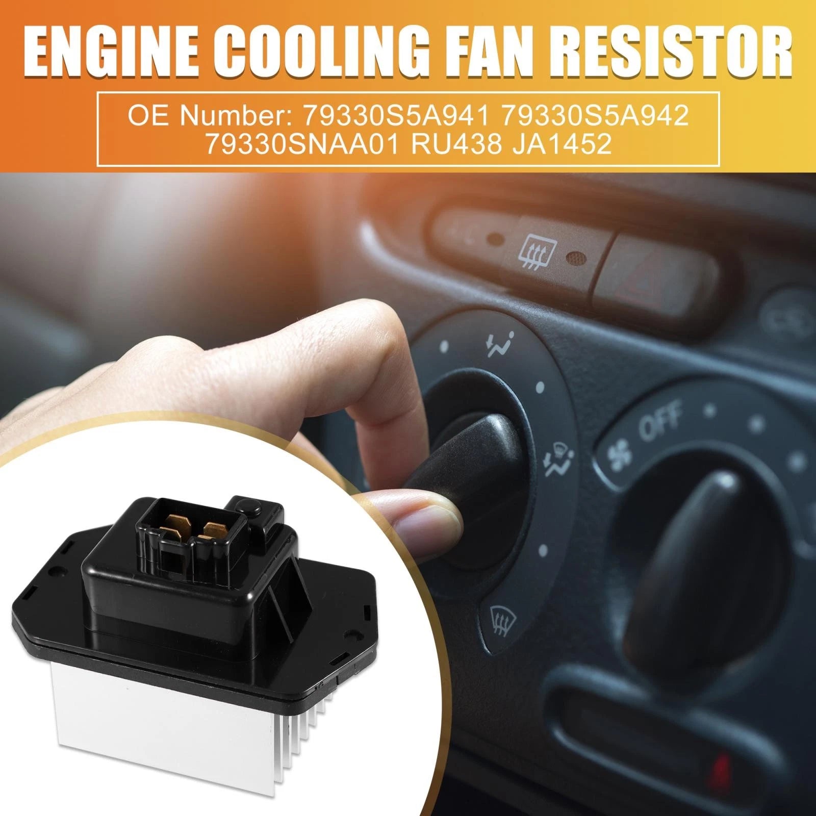 HVAC Blower Motor Resistor Replacement for Honda Acura Subaru (2013–2019)