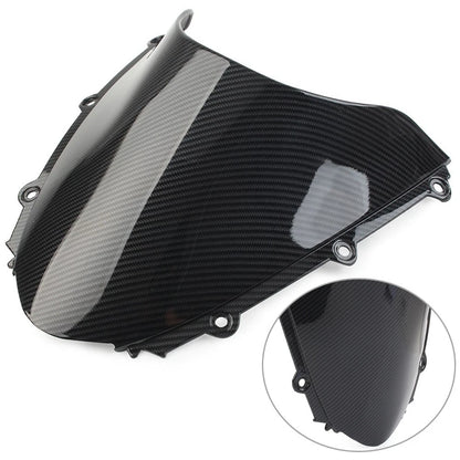 Windshield Windscreen ABS for Honda CBR 1000RR (2004–2007) Carbon Fiber Black