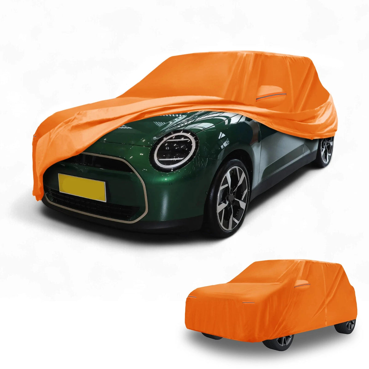 Waterproof Car Cover for BMW Mini Cooper 2DR (2002–2021) Orange Cotton