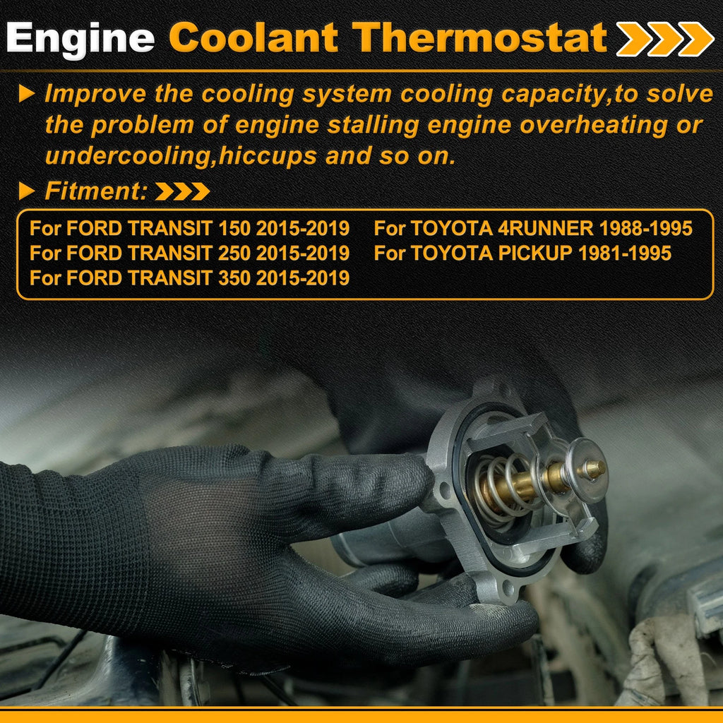 Engine Coolant Thermostat Replacement for Ford Transit 150 (2015–2019)