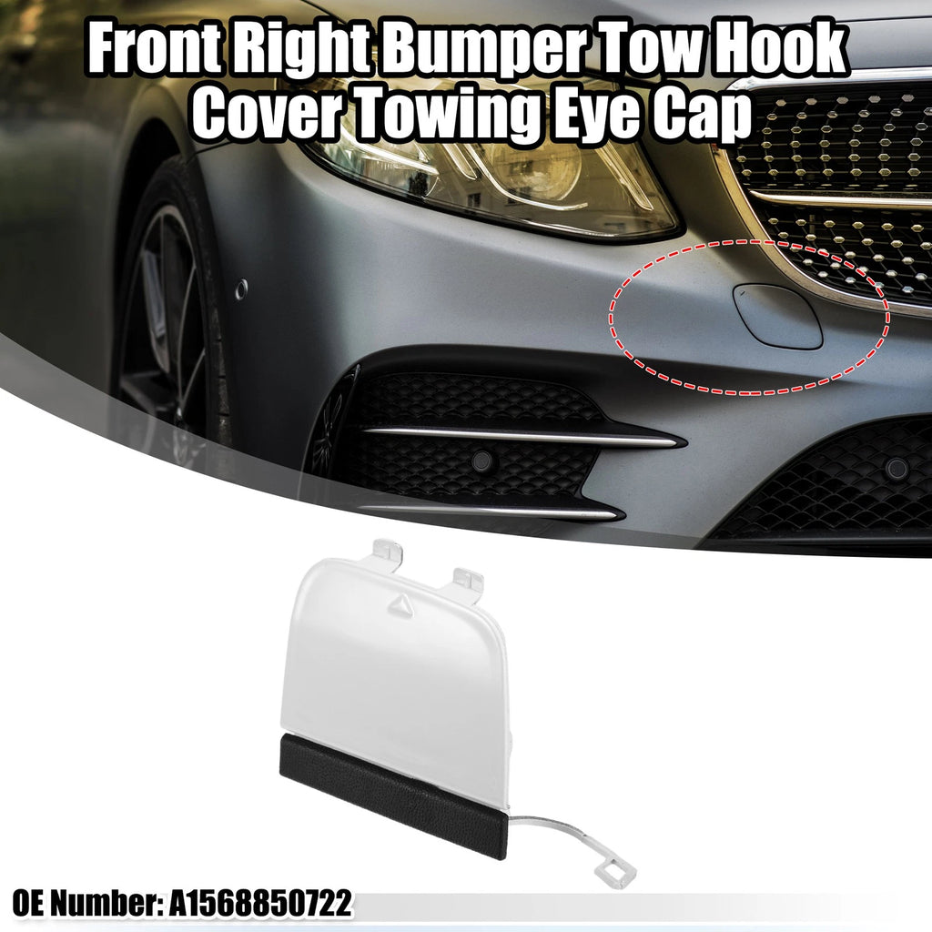 Front Right Tow Hook Cover Replacement for Mercedes-Benz GLA 45 AMG (2014–2019)
